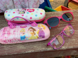 Dětské sluneční brýle dětské pouzdro na brýle Hello Kitty Disney princezny