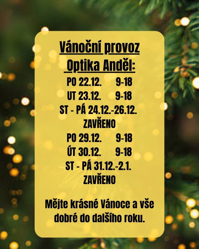 🎄🎁 Vánoční otevírací doba