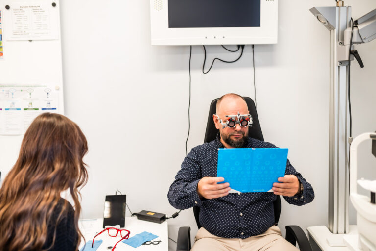 přeměření brýlí v ordinaci