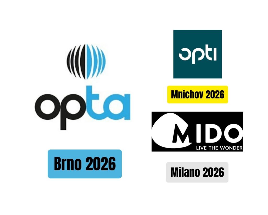 loga veletrhu Opta, Mido, Opti
